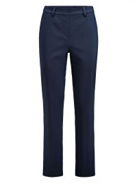 Casual Hose Damen Dunkelblau mit elastischem Bund